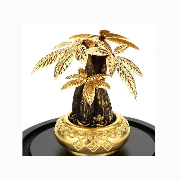 Cây Kim Ngân Mạ Vàng 24k 11*11*15 cm CKN-111115
