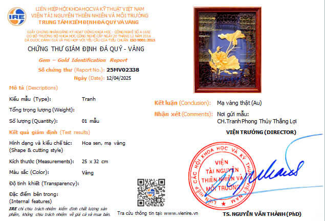 giay kiem dinh tranh sen 25 32